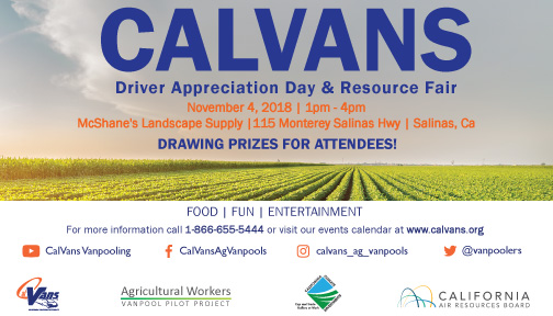 CalVans Event Banner Small